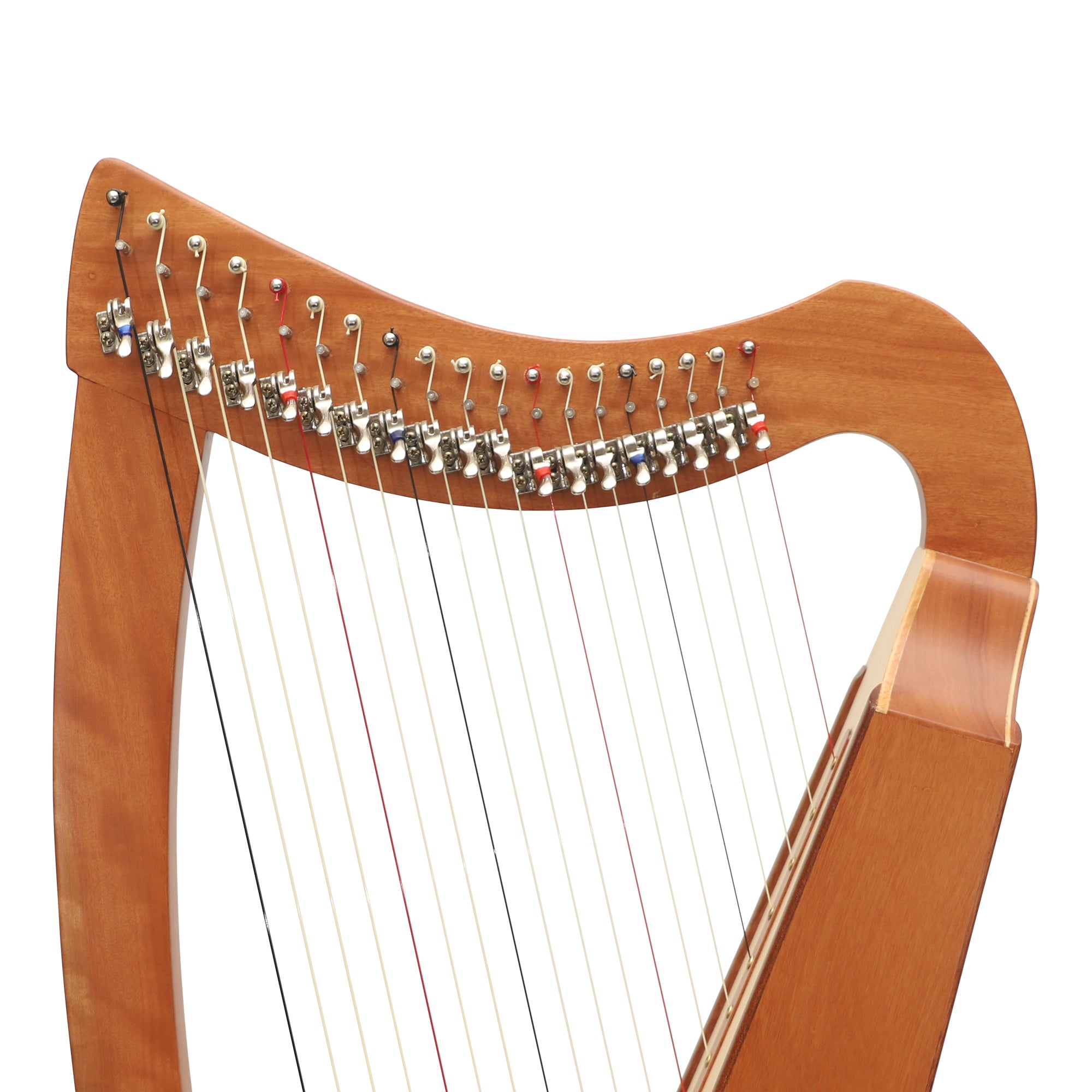 Muzikkon 19 String Trinity Cèilidh Harp Mahogany
