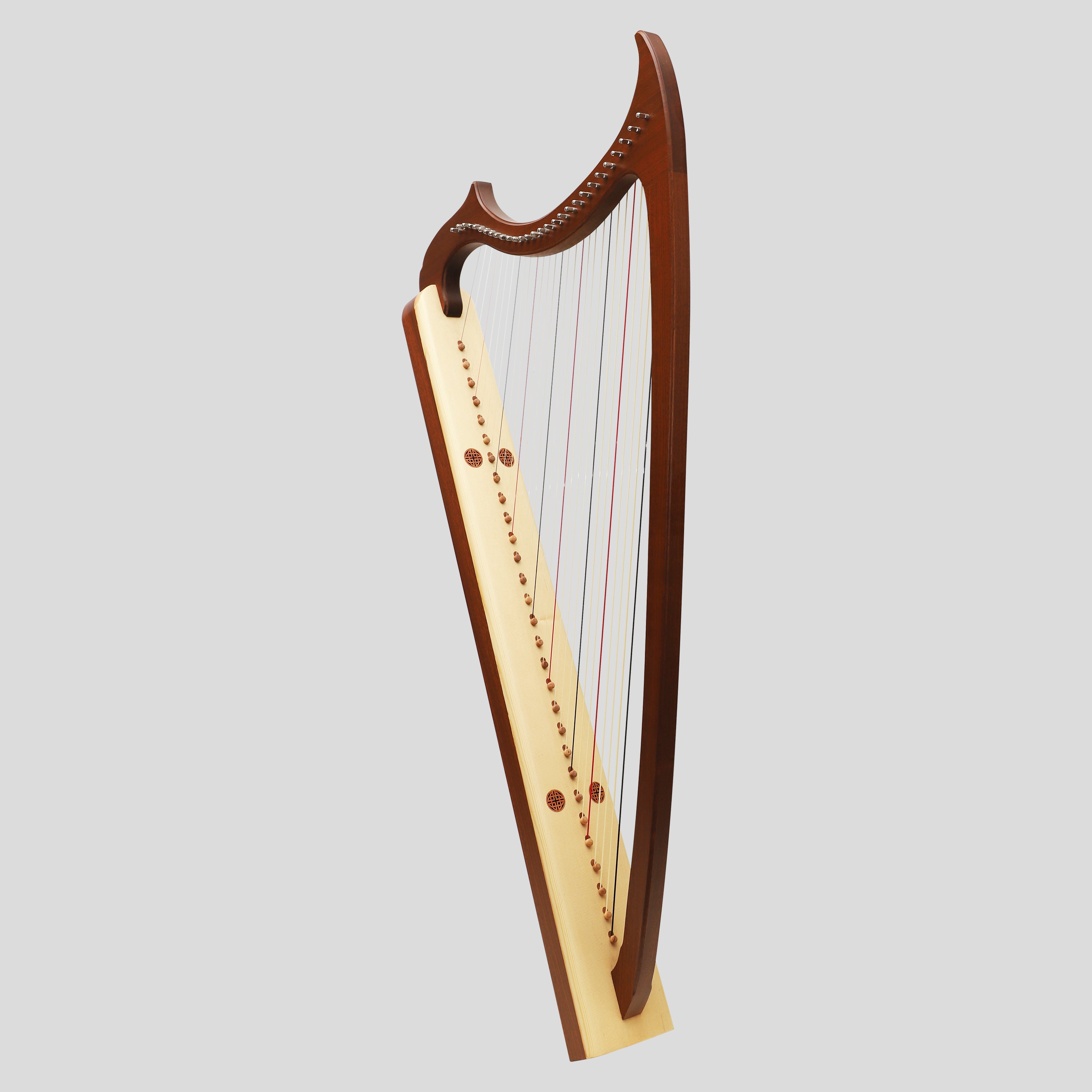 Muzikkon Gothic Harp, 29 String Mahogany
