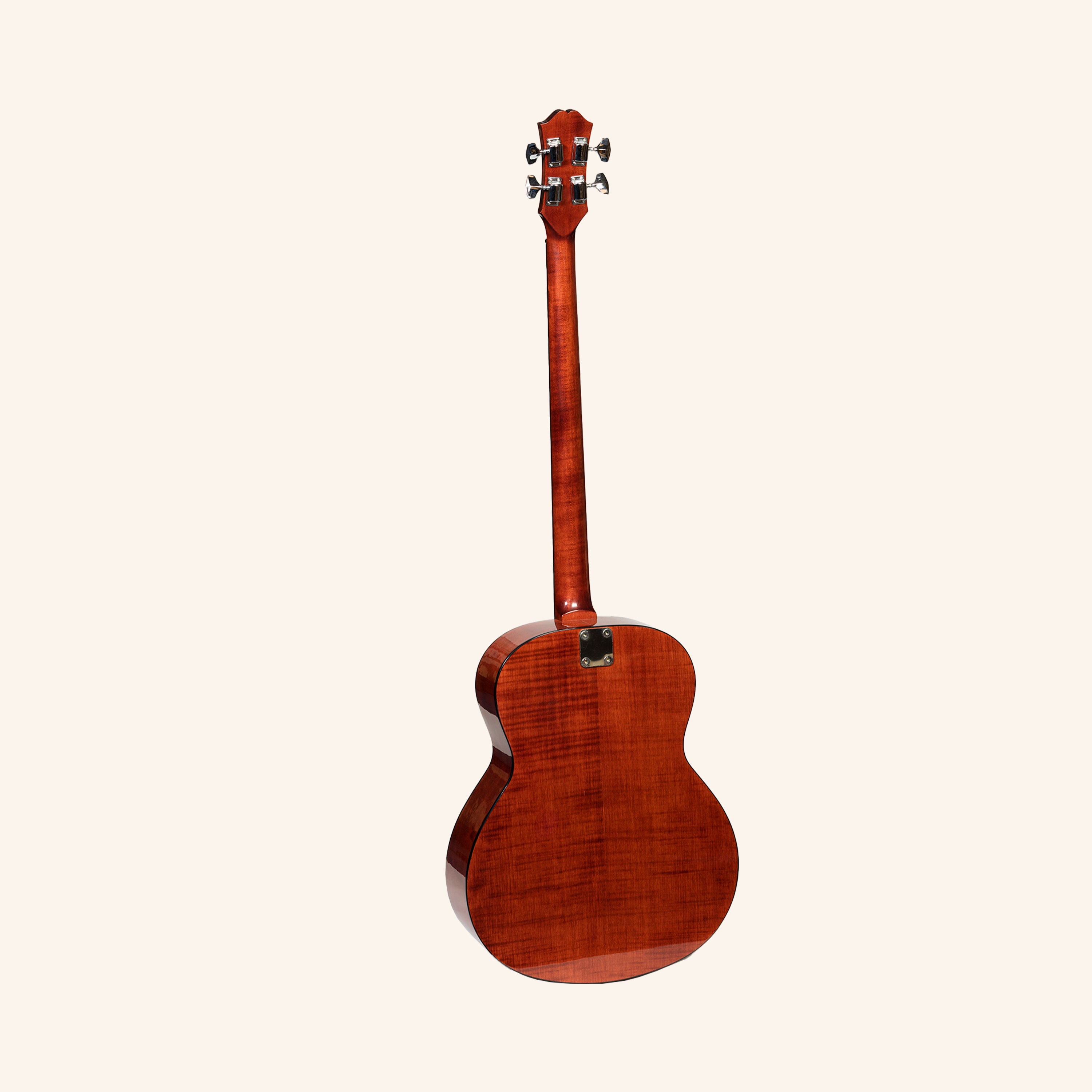 Muzikkon Jumbo Acoustic Bass Guitar, 4 String