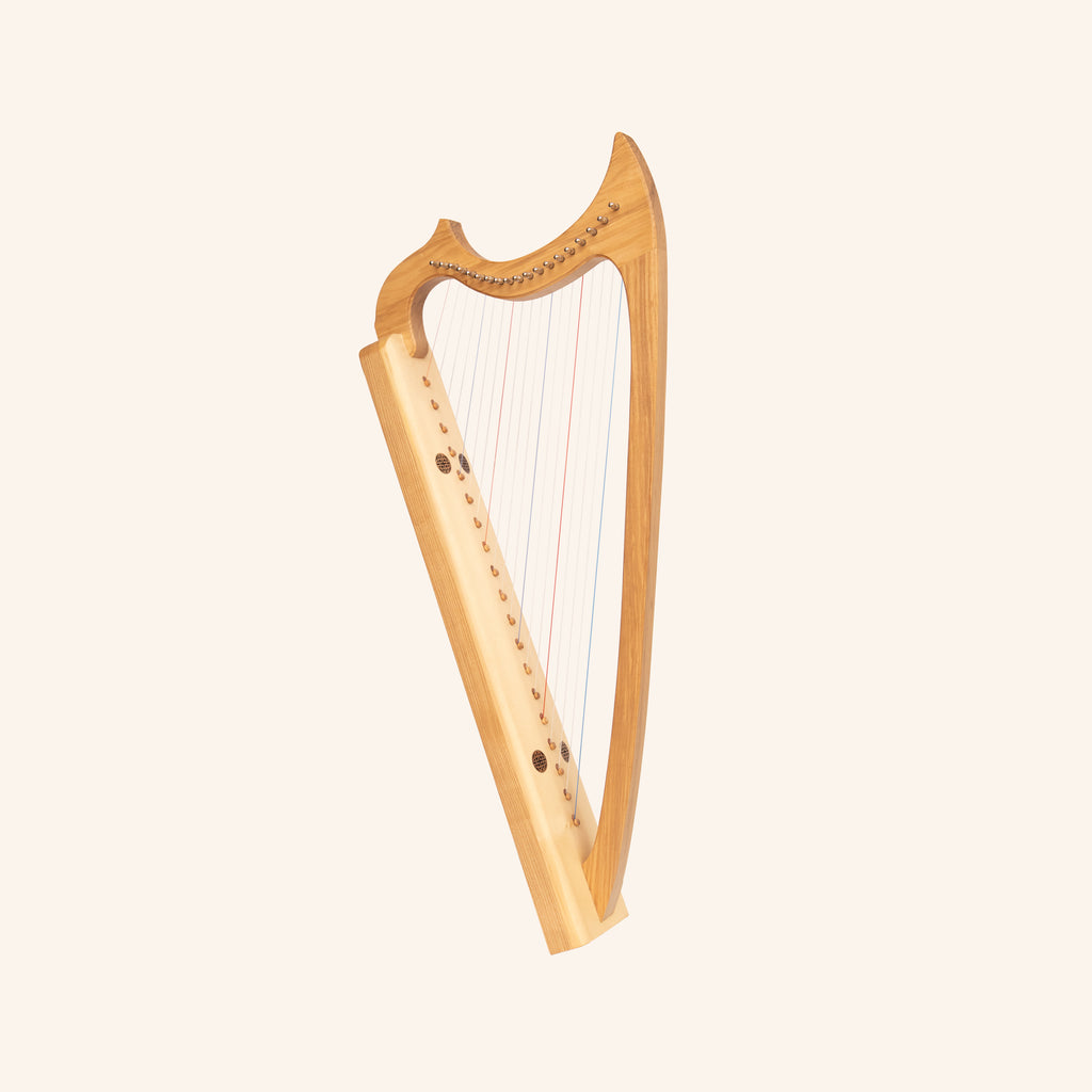 Muzikkon Gothic Harp 19 String Ashwood