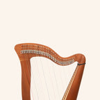 McHugh Harp 34 Strings Mahogany Wood Round back