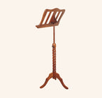 Muzikkon Single Tray Sprial Music Stand Rosewood
