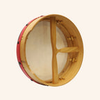 Muzikkon 16"X4" Heartland Tunable Irish Bodhran with T-BAR & Taped Finish Deep Tune