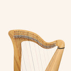 McHugh Harp 34 Strings Ashwood Round back