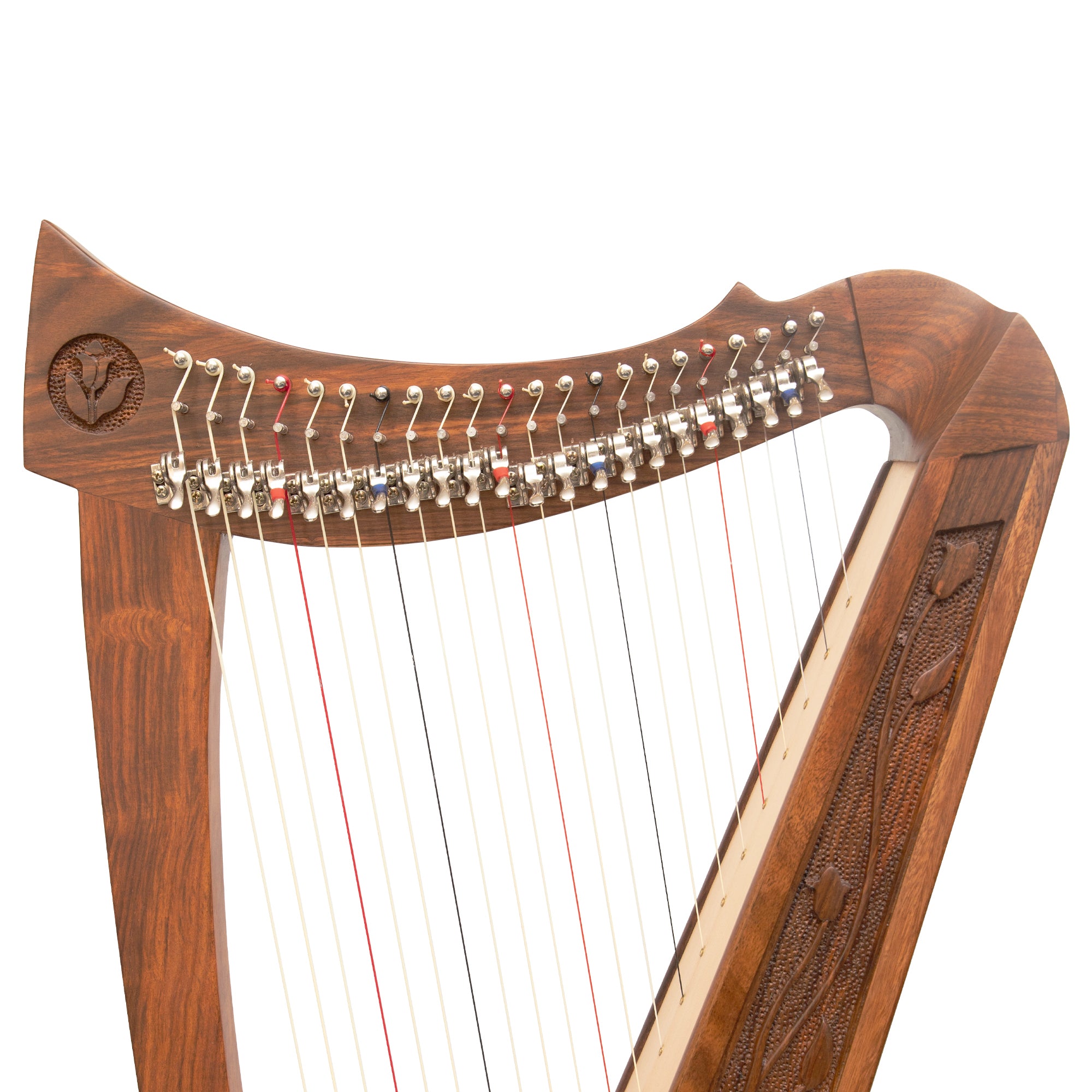 22 String Trinity Crested Harp, Celtic Lap Harp