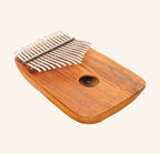 Heartland Mulberry Round back Thumb Piano, African Kalimba, Mbira with Rosewood Top