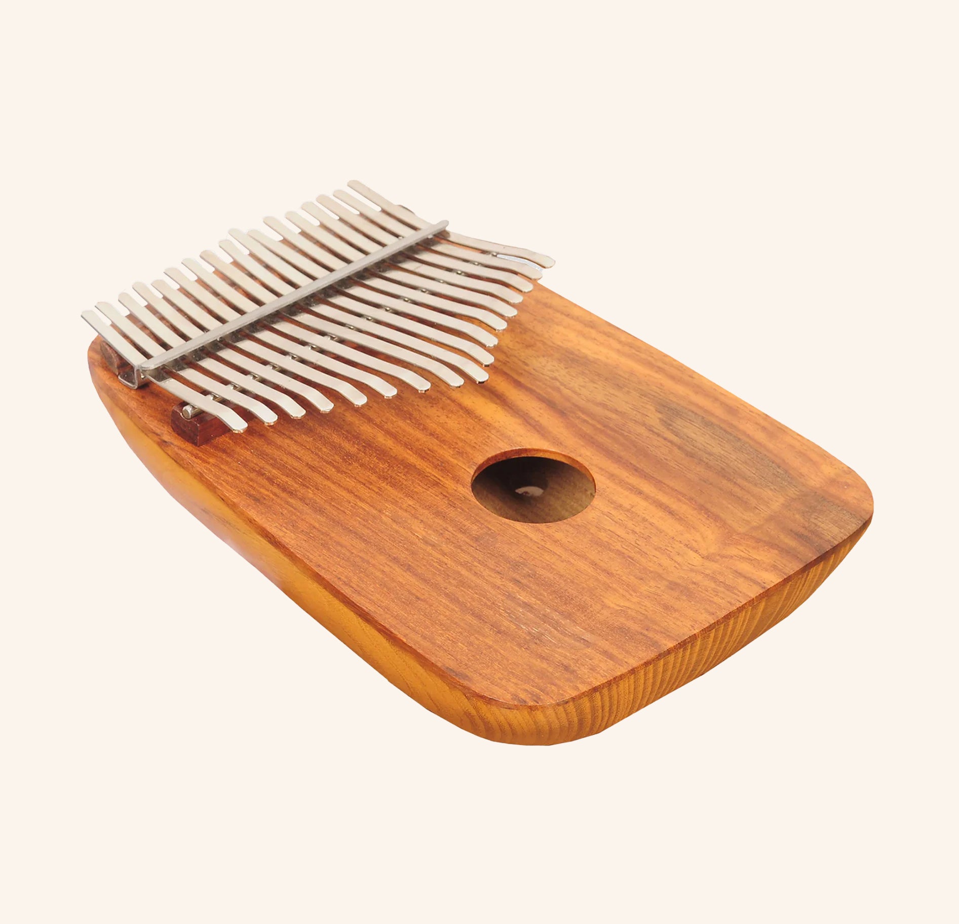 Heartland Mulberry Round back Thumb Piano, African Kalimba, Mbira with Rosewood Top
