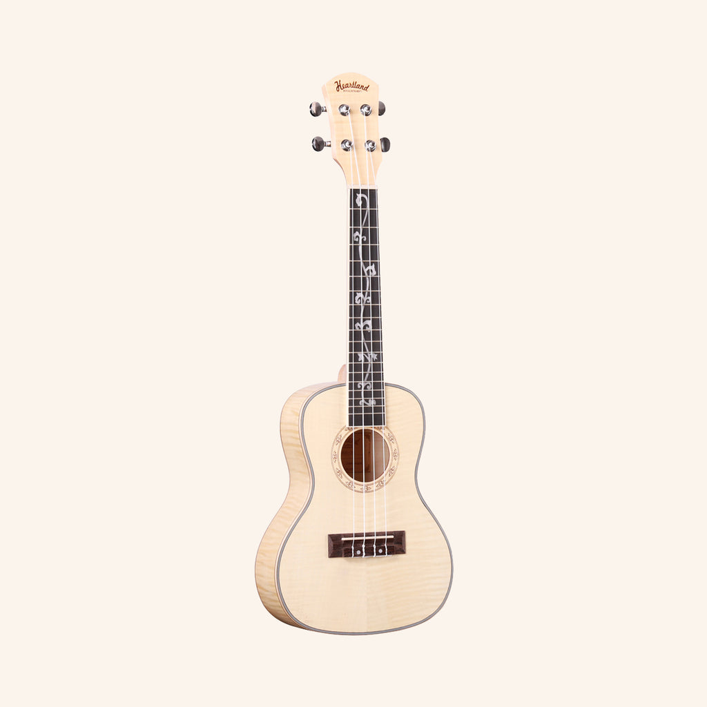 Heartland Concert Ukulele Flamed Maple