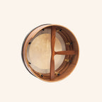 Muzikkon 15”x5" (38x12.5 cm) Premium Celtic Irish Bodhran With Easy Tune System Deep Rim T- Bar & Taped Finish