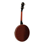 Heartland 4 String Banjo Closed Solid Back 17 Fret, Left Handed 4 String Irish Tenor Banjo Short Scale