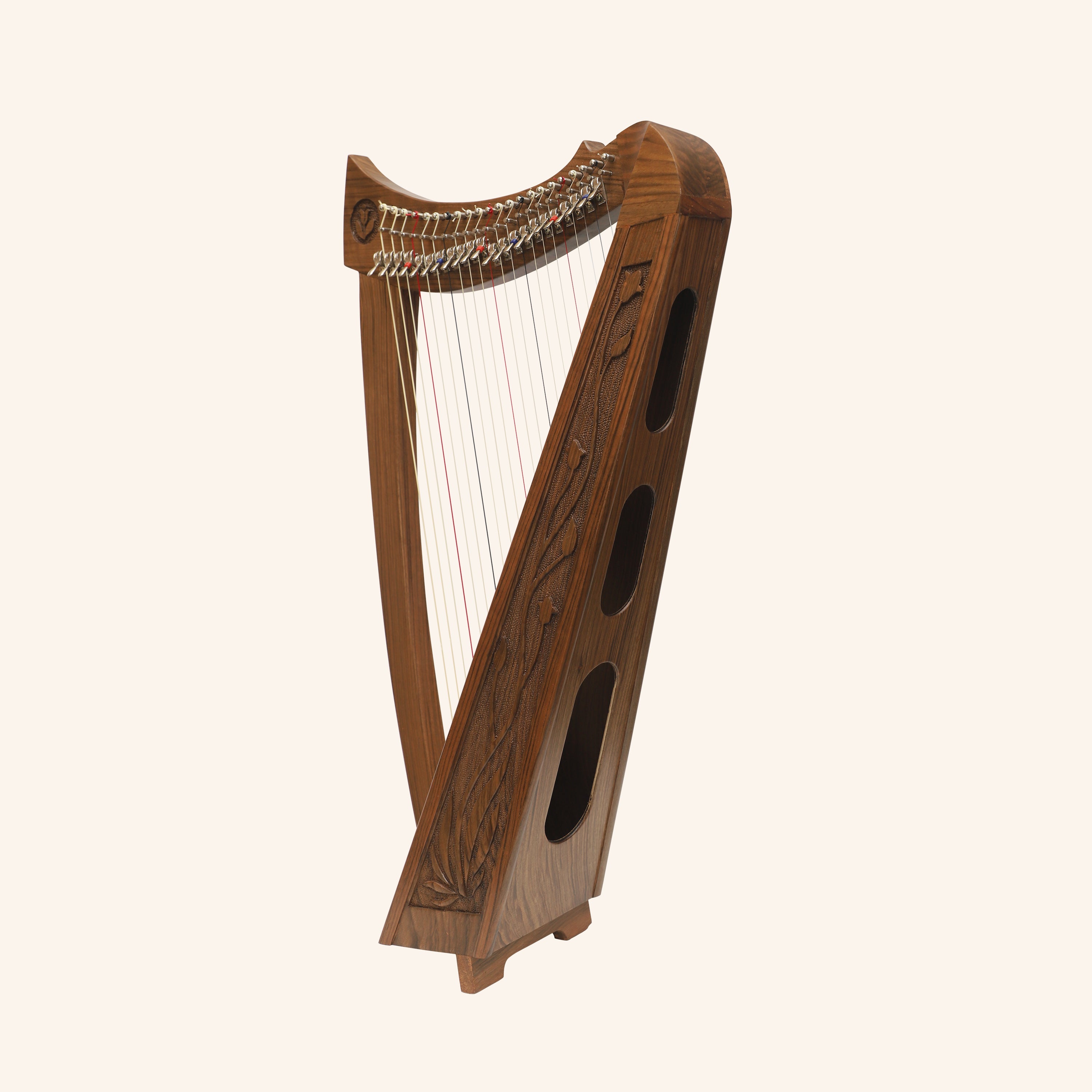 22 String Trinity Crested Harp, Celtic Lap Harp