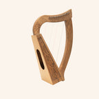 12 String O'Carolan Harp Celtic Dragon, Mini Celtic Harp