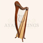 36 String Ard Ri Harp - Rosewood - Stringed Instruments