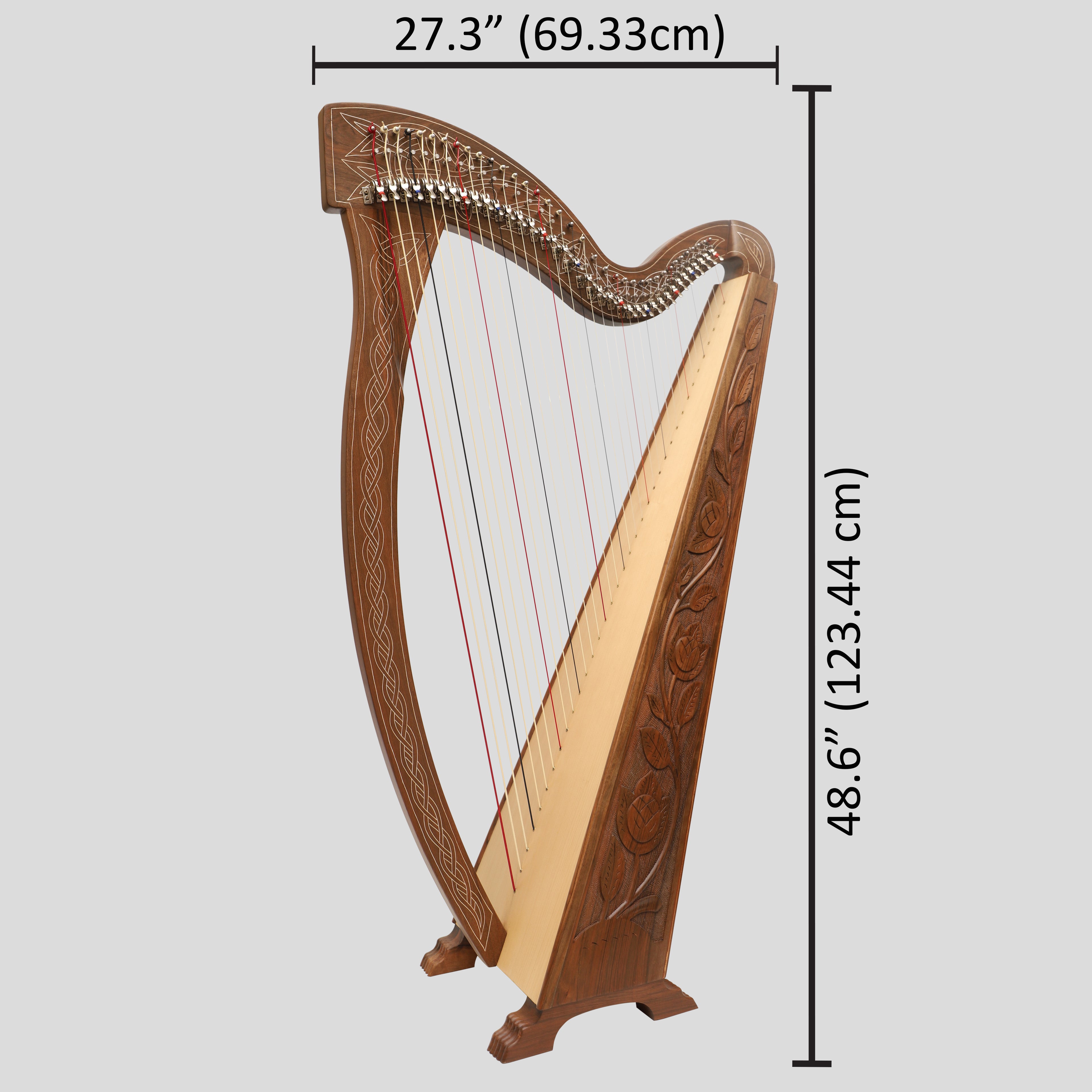 36 String Boru Harp