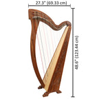 36-String Trinity Harp: Perfect for Beginners and Professionals