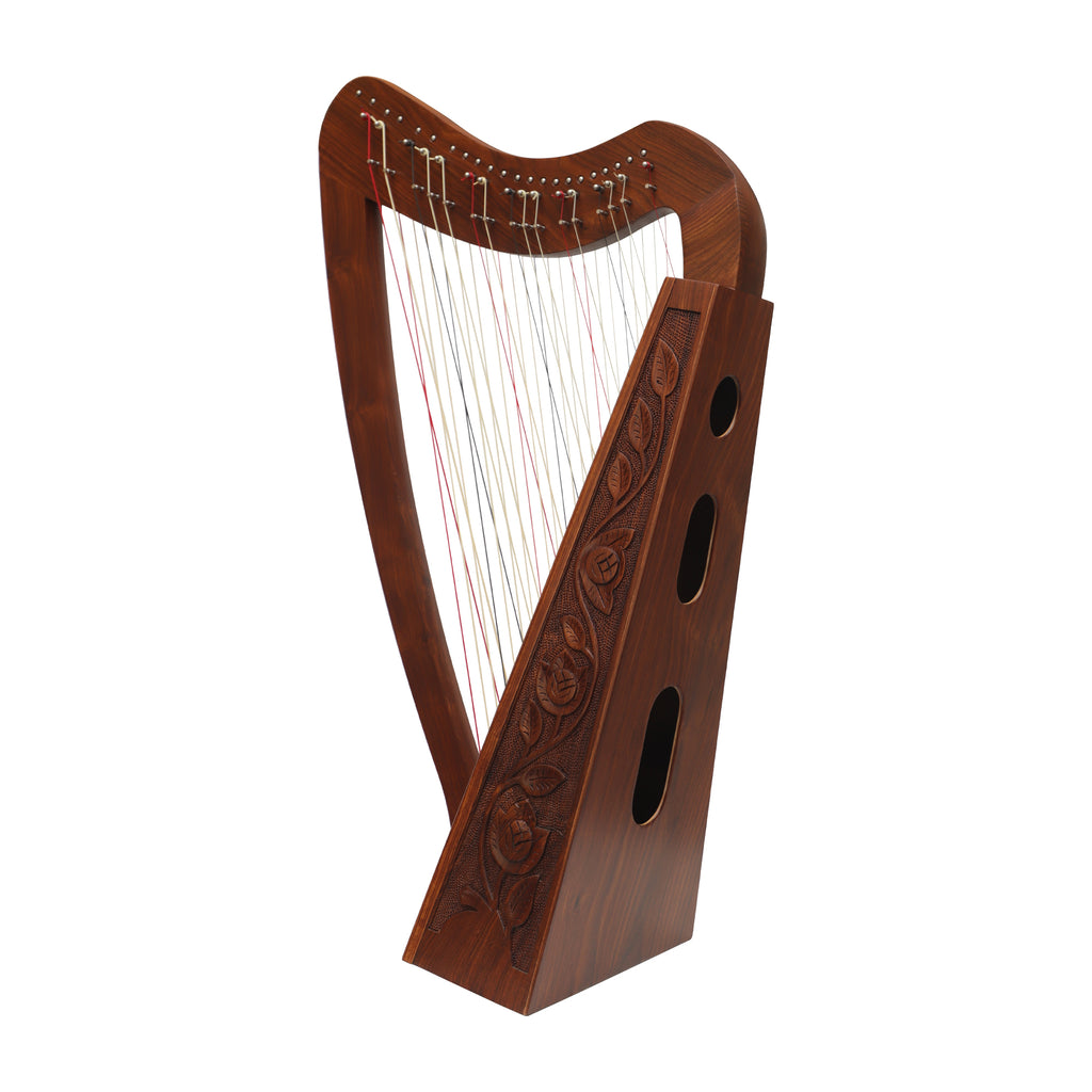 Cross Strung Harp, 38 String Rosewood