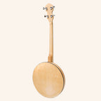 Heartland Deluxe Irish Tenor Banjo 17 Frets with 24 Bracket and Closed Solid Back Maple Finish