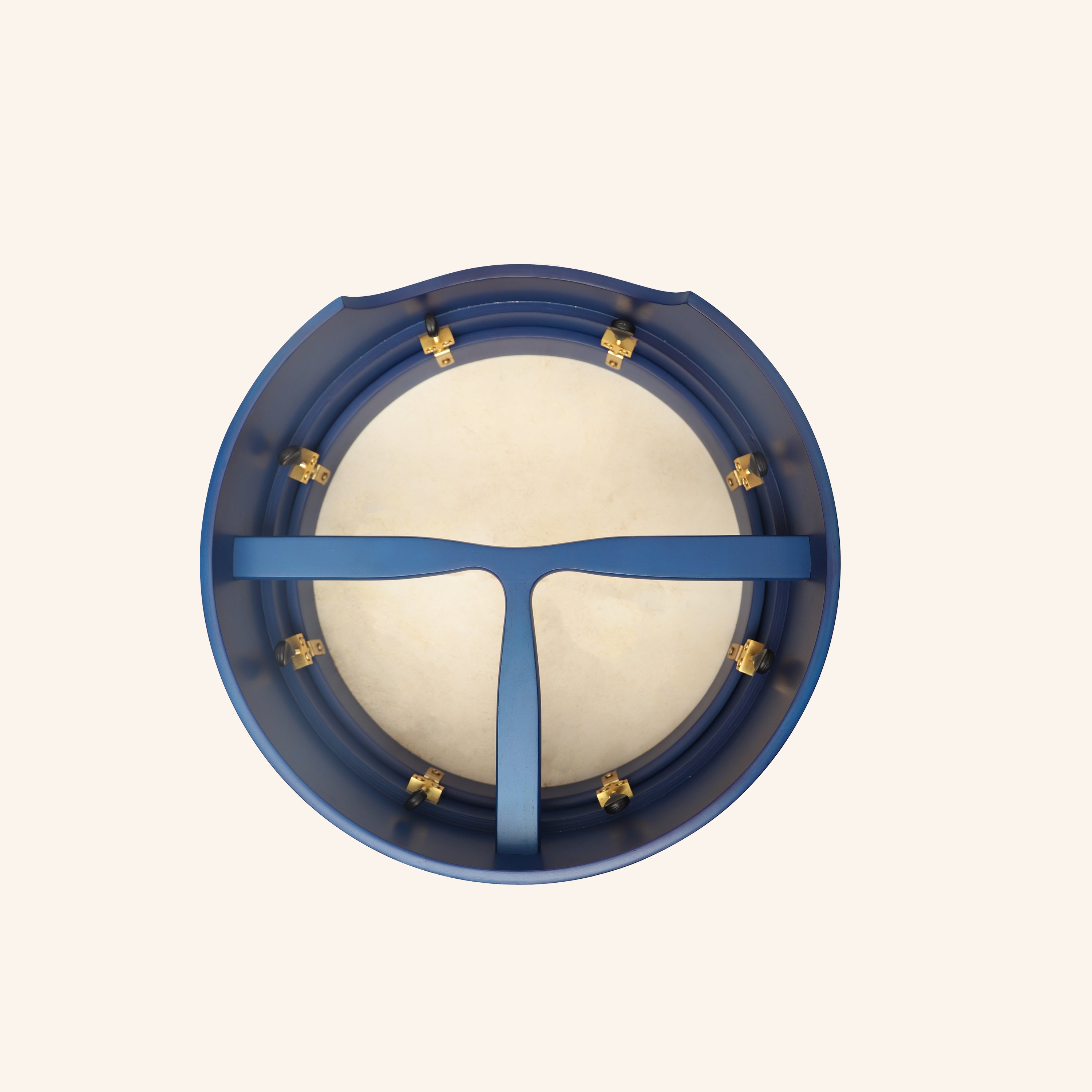 Muzikkon 15”x5" (38x12.5 cm) Premium Celtic Irish Bodhran With Easy Tune System Deep Rim T- Bar & Taped Finish