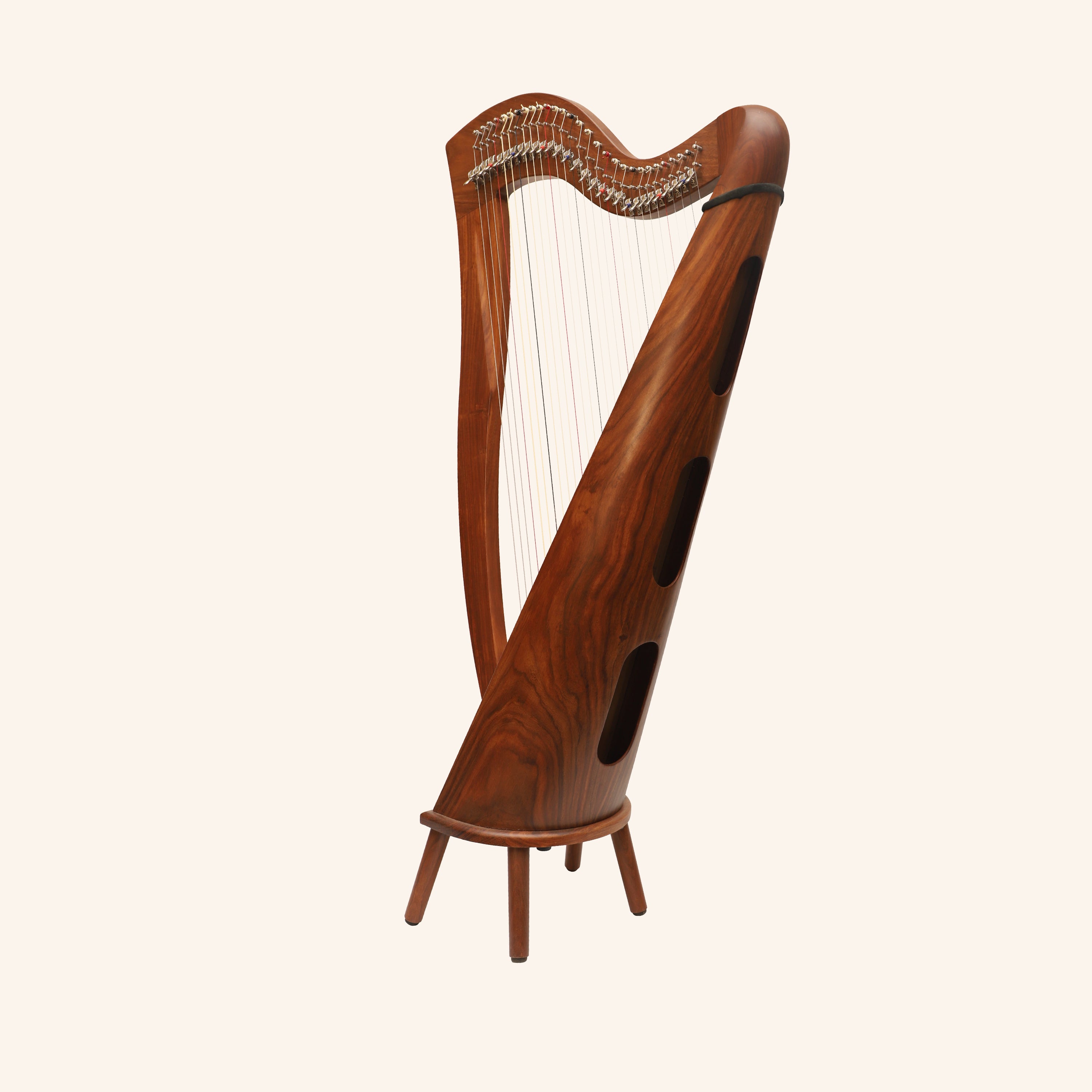 29 Strings McHugh Harp Round Back