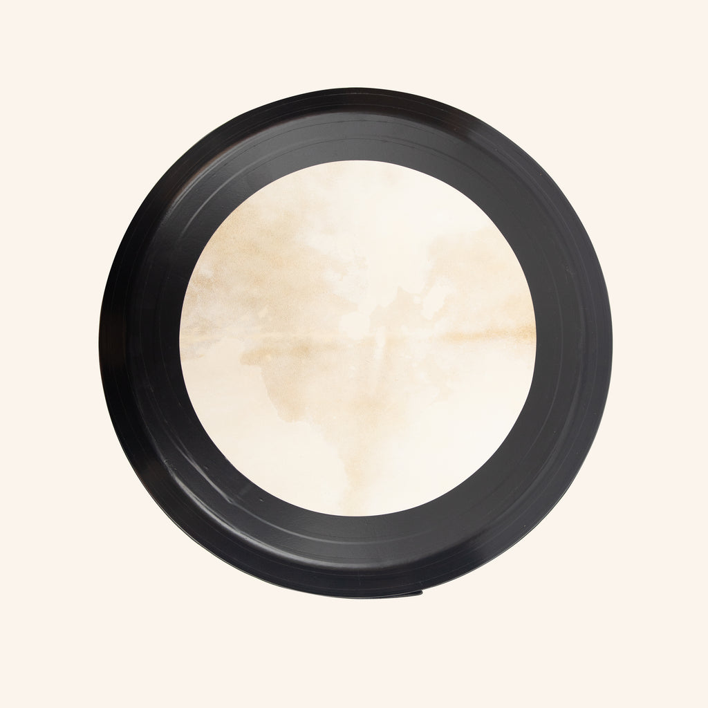 Muzikkon 14”x5" (35.5x12.5 cm) Premium Celtic Irish Bodhran With Easy Tune System Deep Rim T- Bar & Taped Finish