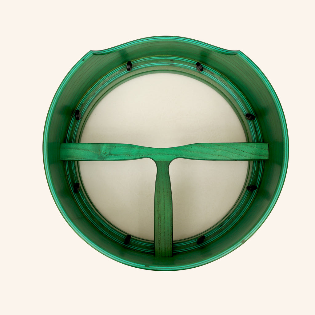 Muzikkon 15”x6" Premium Celtic Irish Bodhran with Easy Tune System Deep Rim T-BAR & Taped Finish