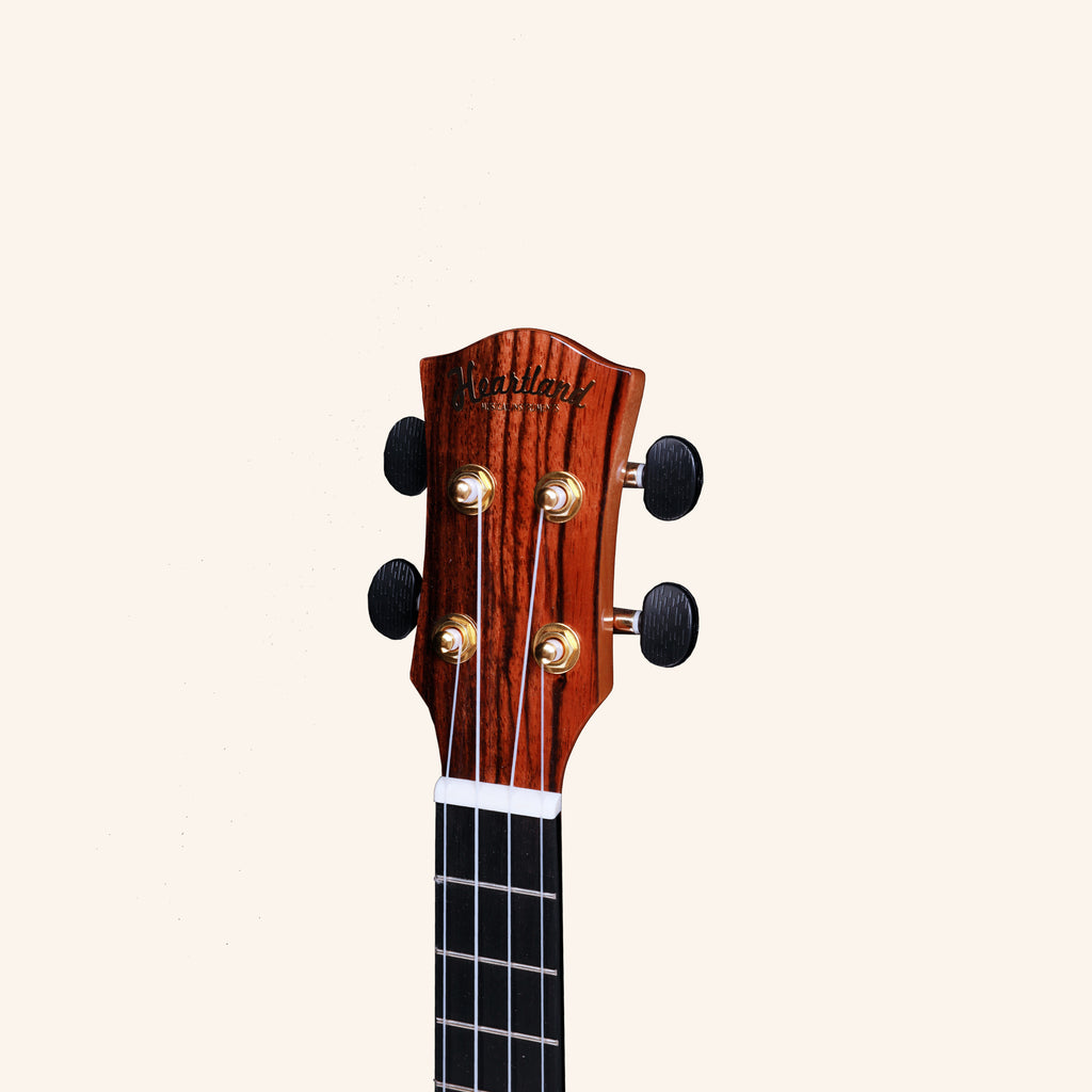 Heartland Tenor Ukulele Ebony with EQ