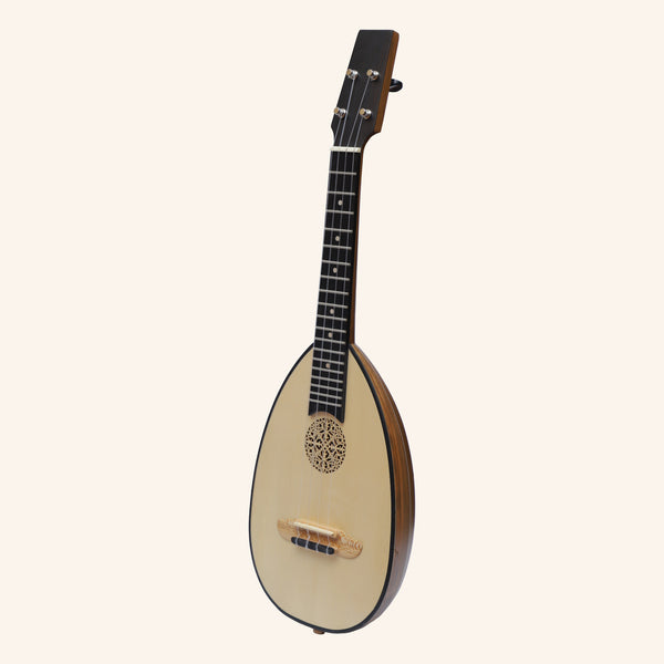 Heartland Baroque Ukulele, 4 String Concert Walnut