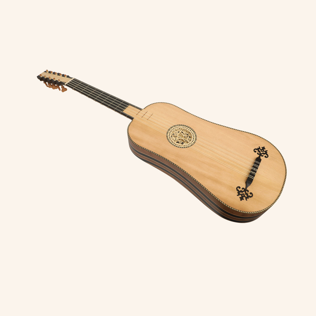 Heartland Sellas Baroque Guitar 5 Course Variegated Walnut Ebony