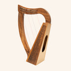12 String O'Carolan Harp Knotwork, Mini Celtic Harp