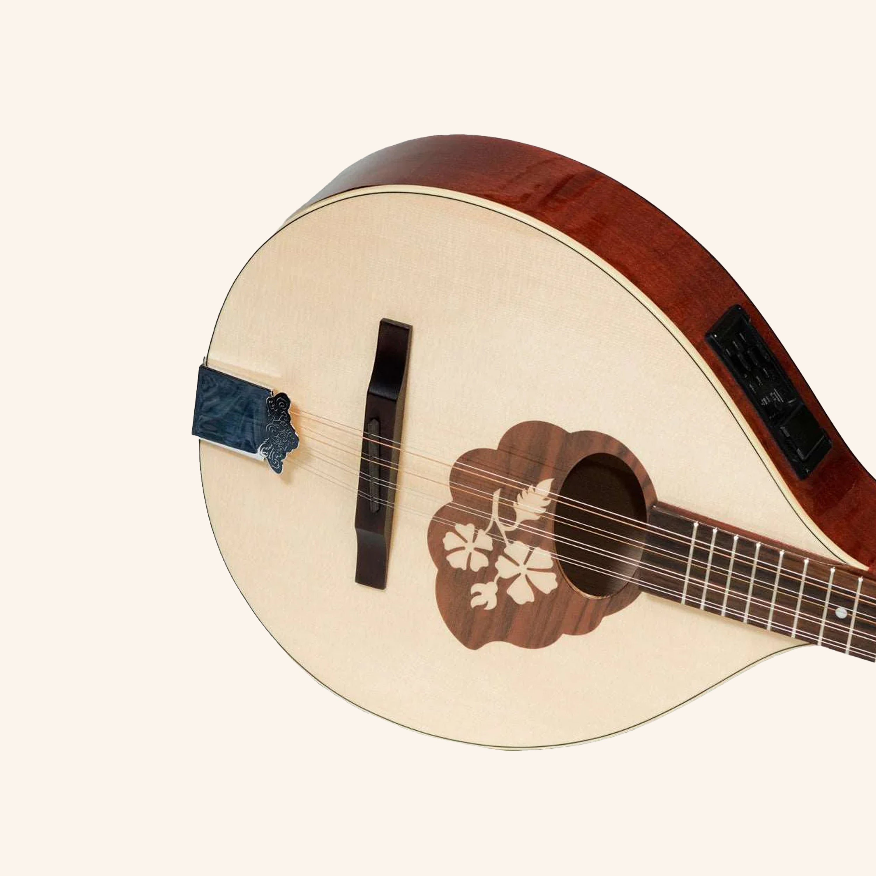 Traditional Irish Bouzouki With EQ,  8 Strings Maple Body with Spruce Top