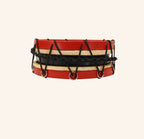 MUZIKKON TABOR DRUM 10 INCH RED