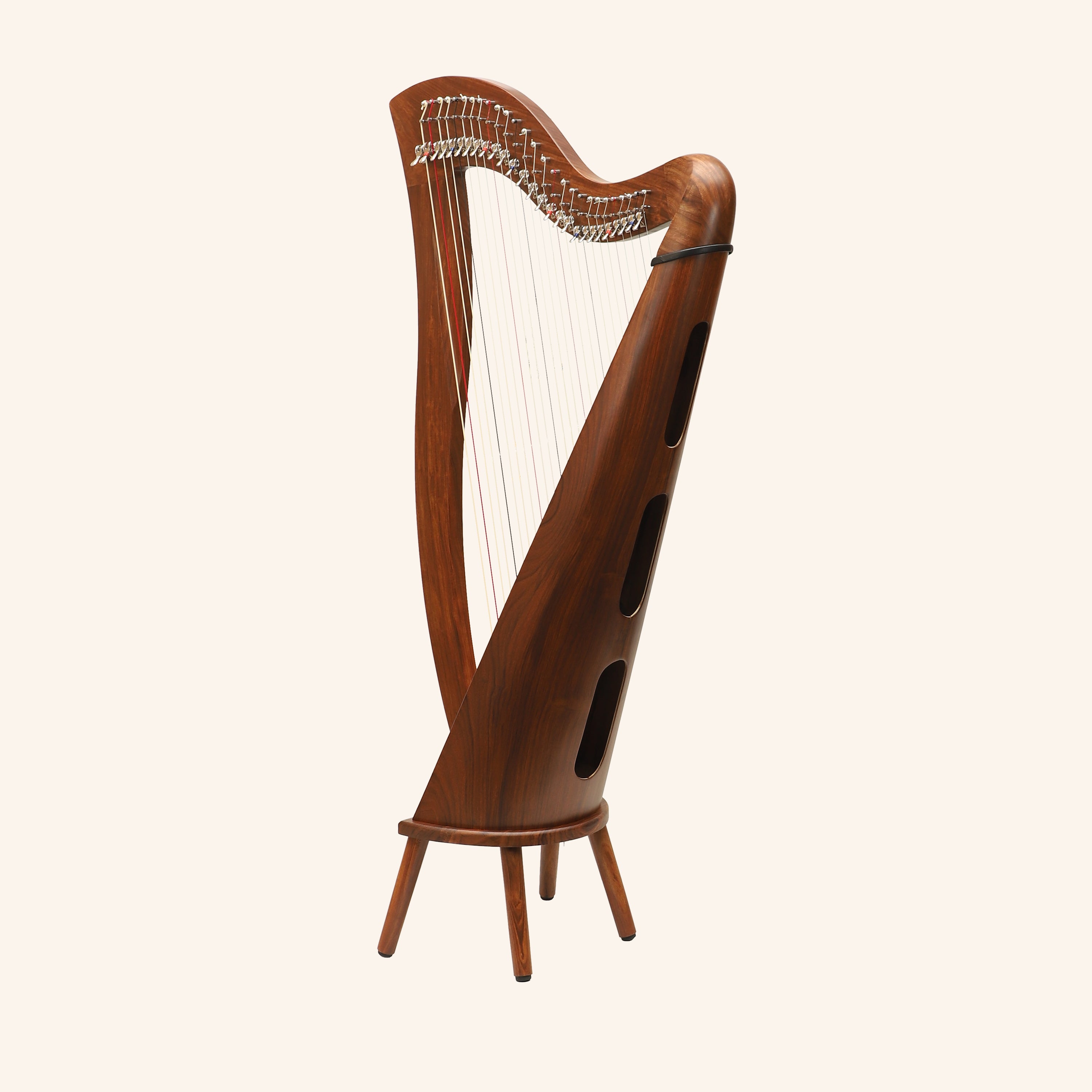 27 String McHugh Harp Round Back