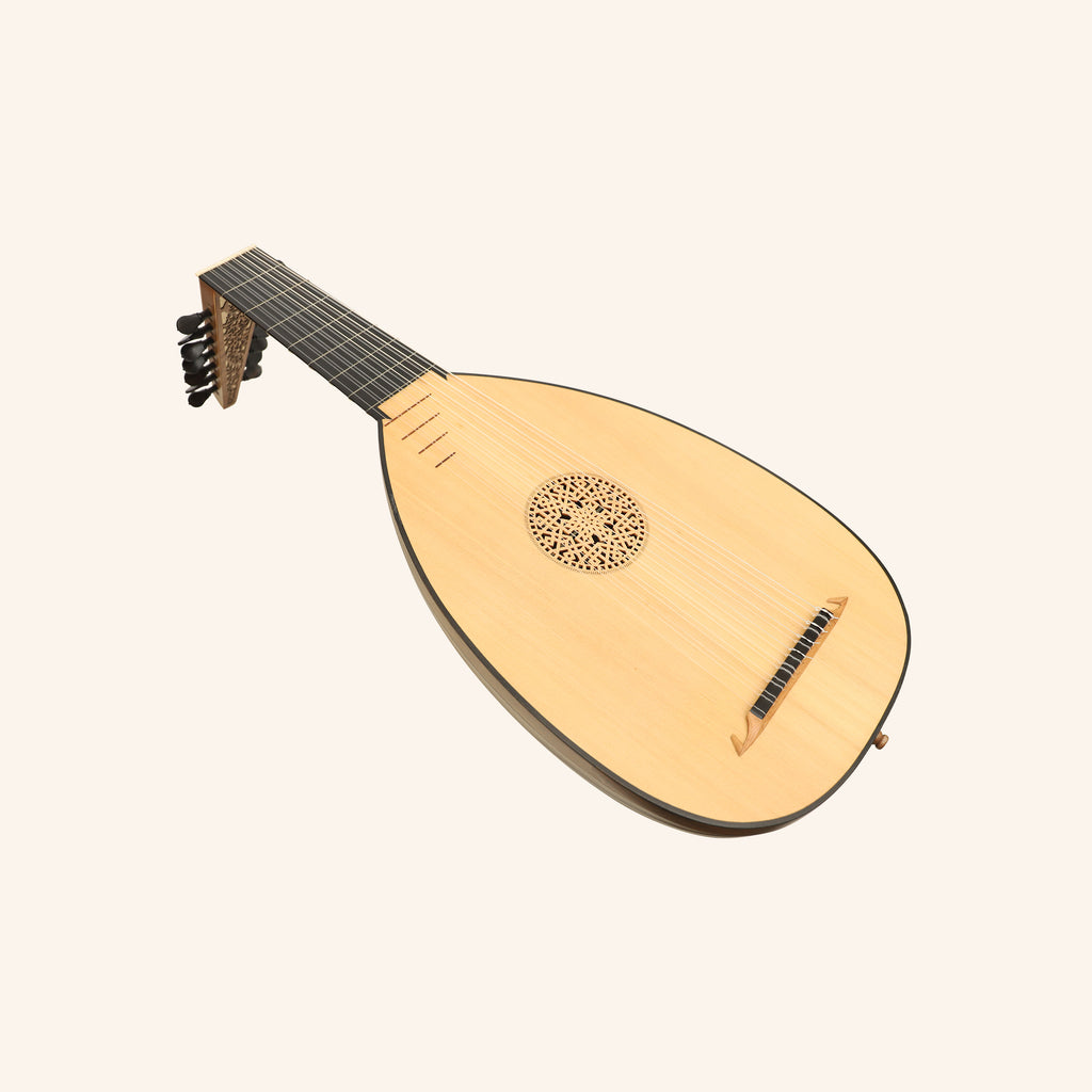 Muzikkon Renaissance Lute 8 Course Deluxe Left Hand After Hieber