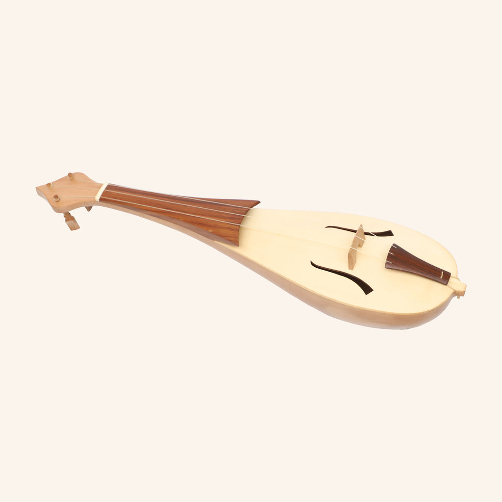 Muzikkon Tenor Rebec, 3 String Lacewood