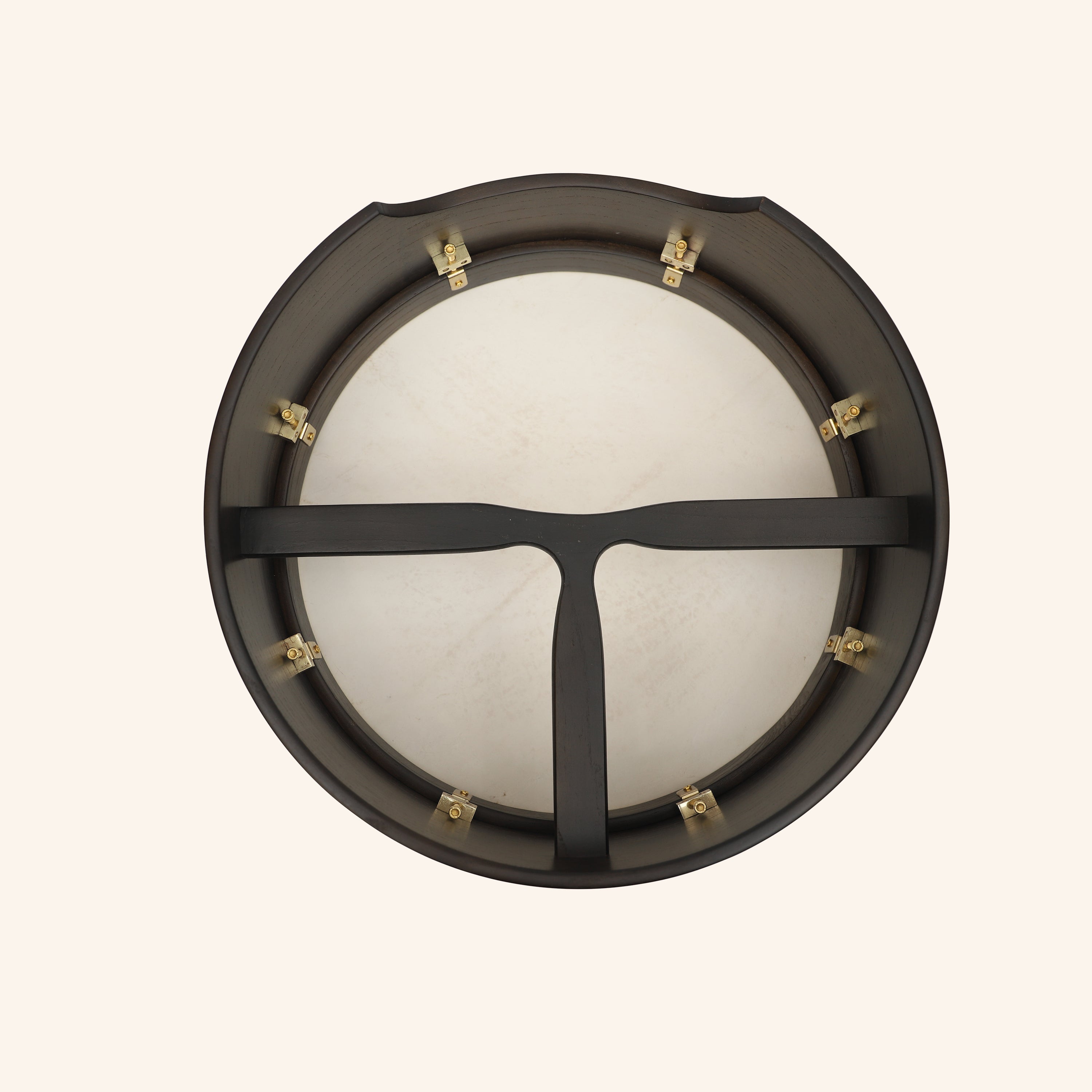 Muzikkon 16"X6" Heartland Tunable Irish Bodhran Drum Deep Rim with T-BAR & Taped Finish Deep Tune, Celtic Irish Bodhran