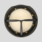 Muzikkon 16”x5" (40.5x12.5 Cm) Premium Celtic Irish Bodhran With Easy Tune System Deep Rim T- Bar & Taped Finish