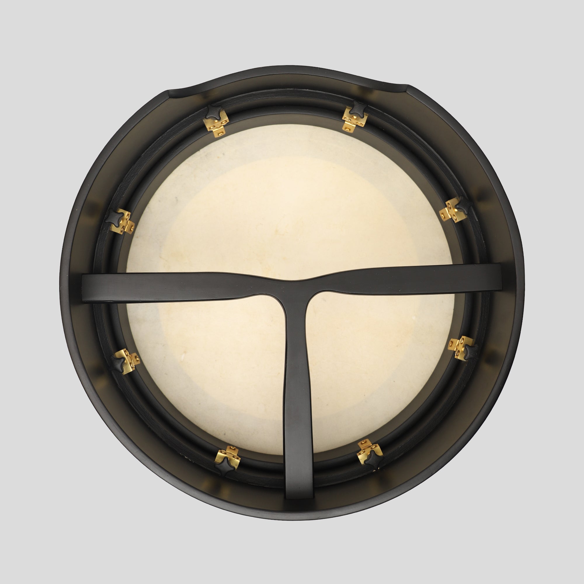 Muzikkon 16”x5" (40.5x12.5 Cm) Premium Celtic Irish Bodhran With Easy Tune System Deep Rim T- Bar & Taped Finish