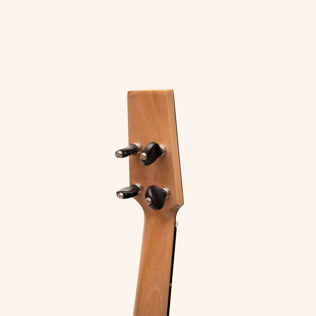 Heartland Baroque Ukulele, 4 String Tenor Variegated Walnut and Lacewood