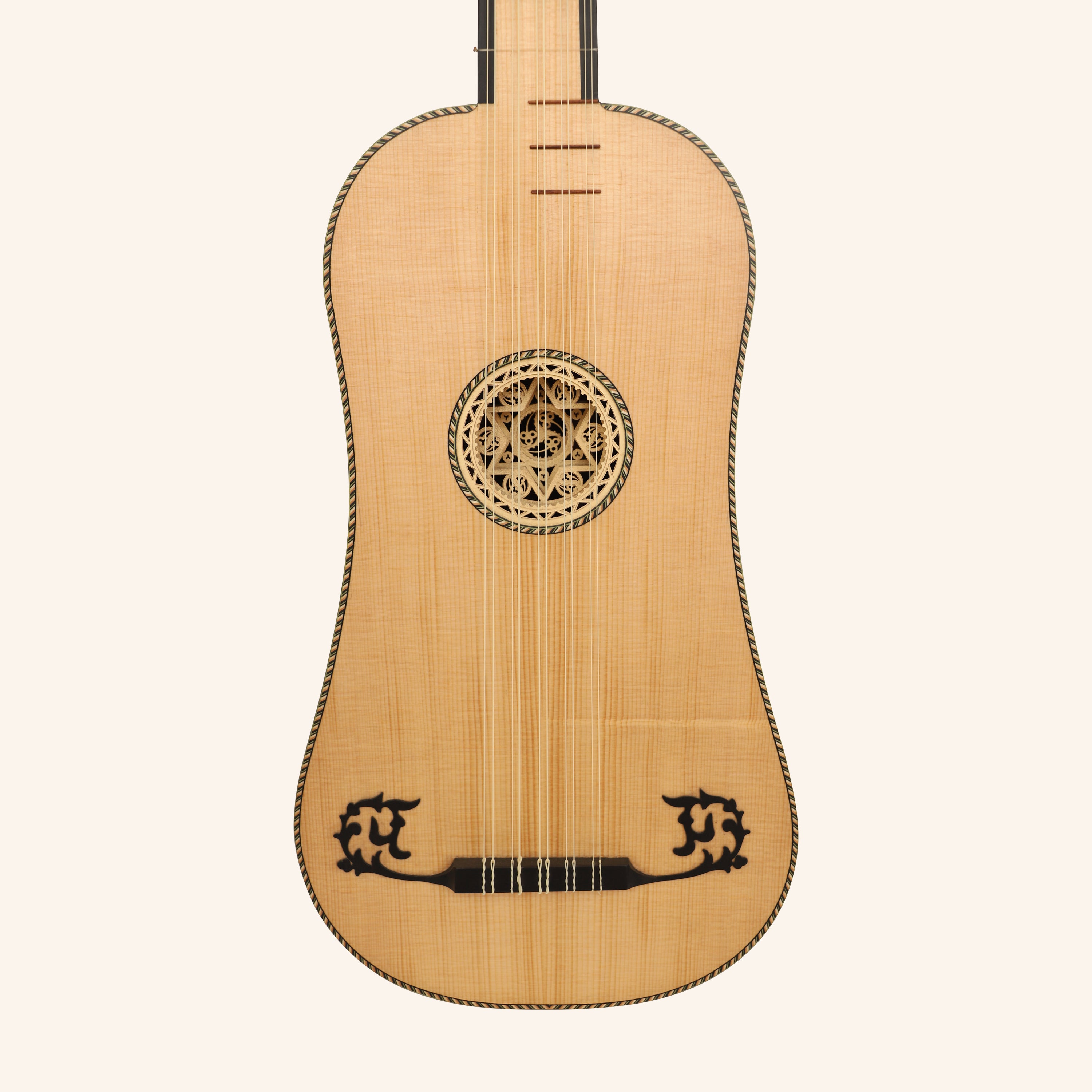 Heartland Sellas Baroque Guitar, 5 Course Lacewood