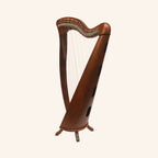 McHugh Harp 34 Strings Rosewood Round back