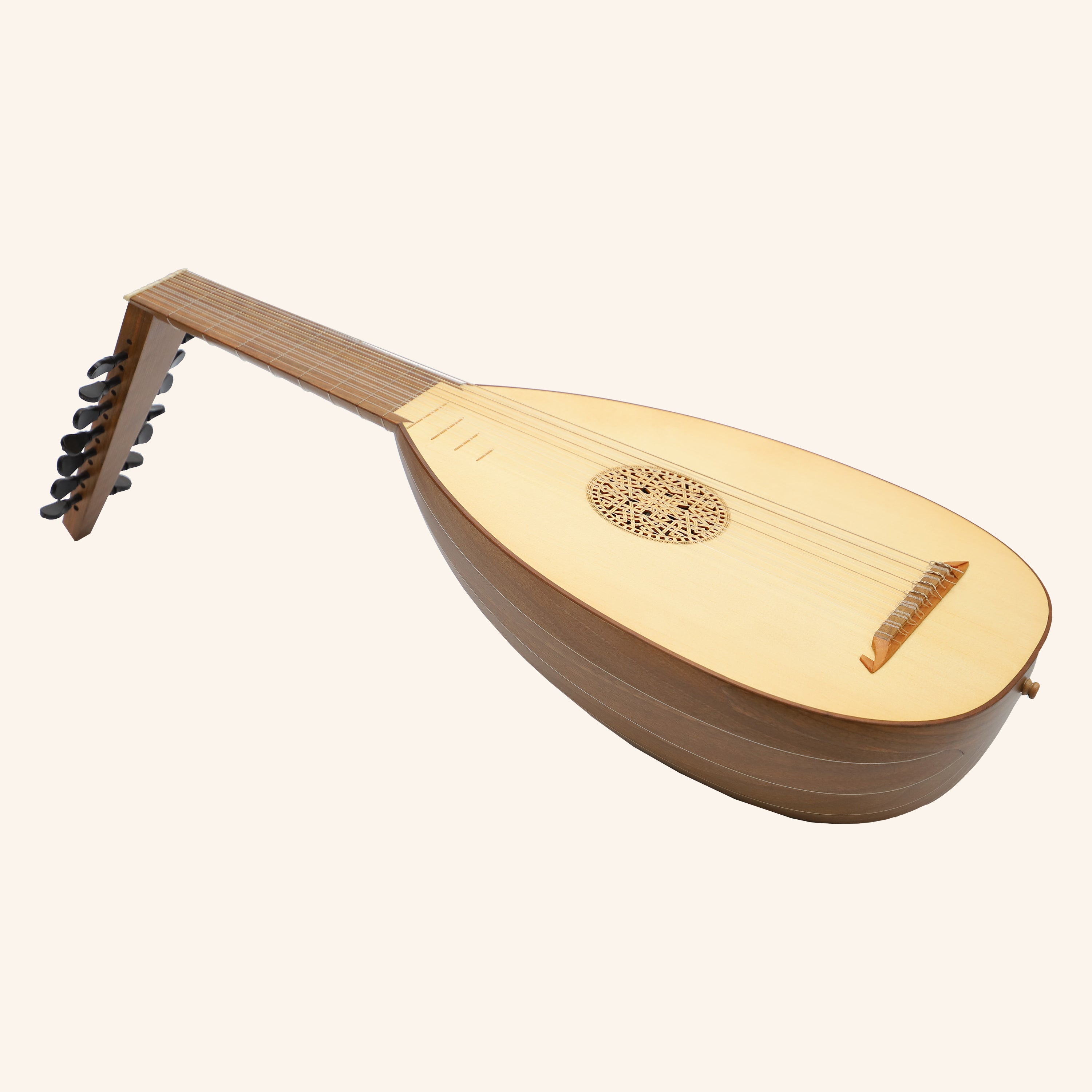 Muzikkon Renaissance Lute 8 Course Left Hand After Hieber