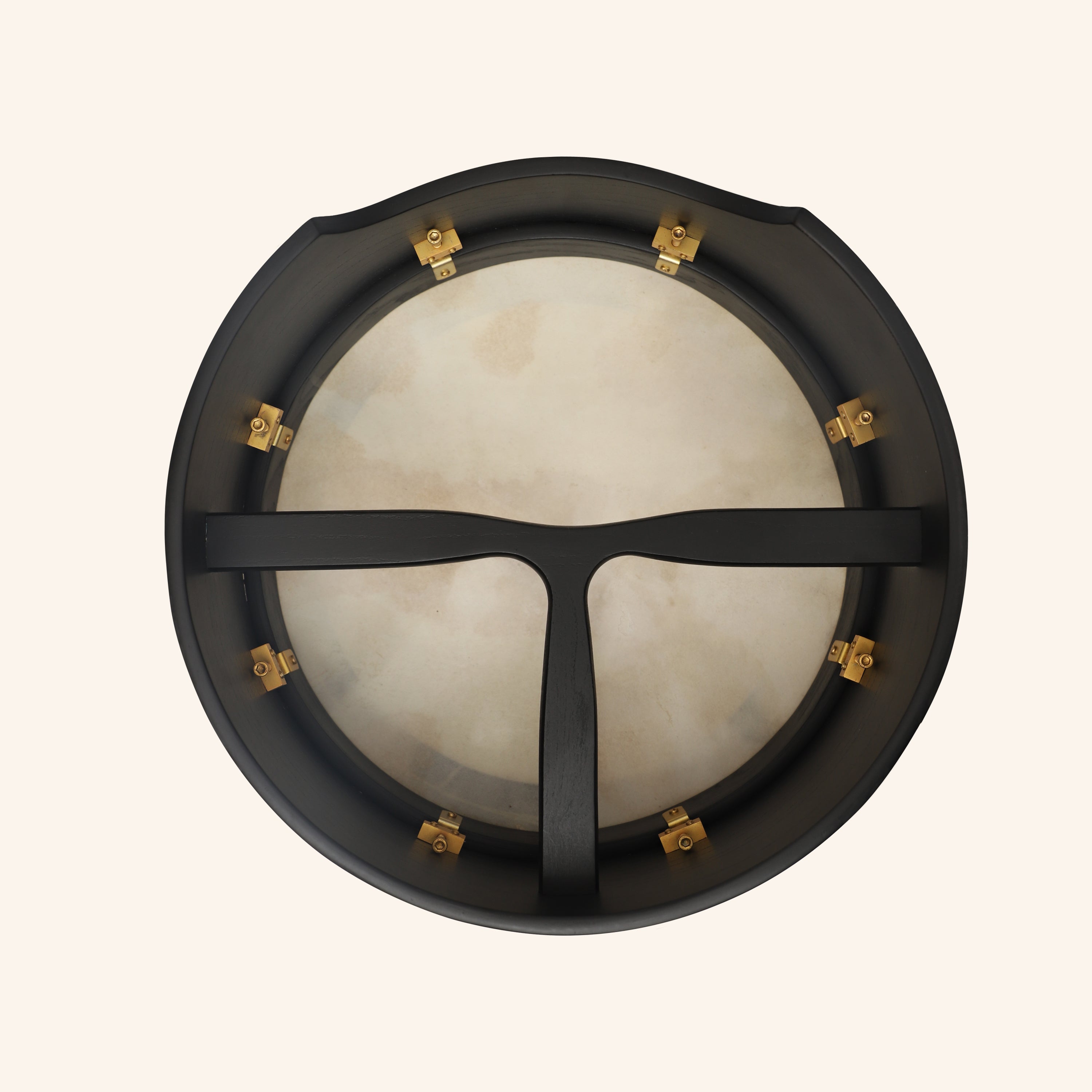 Muzikkon 14"X6" Heartland Tunable Irish Bodhran Drum Deep Rim with T-BAR & Taped Finish Deep Tune