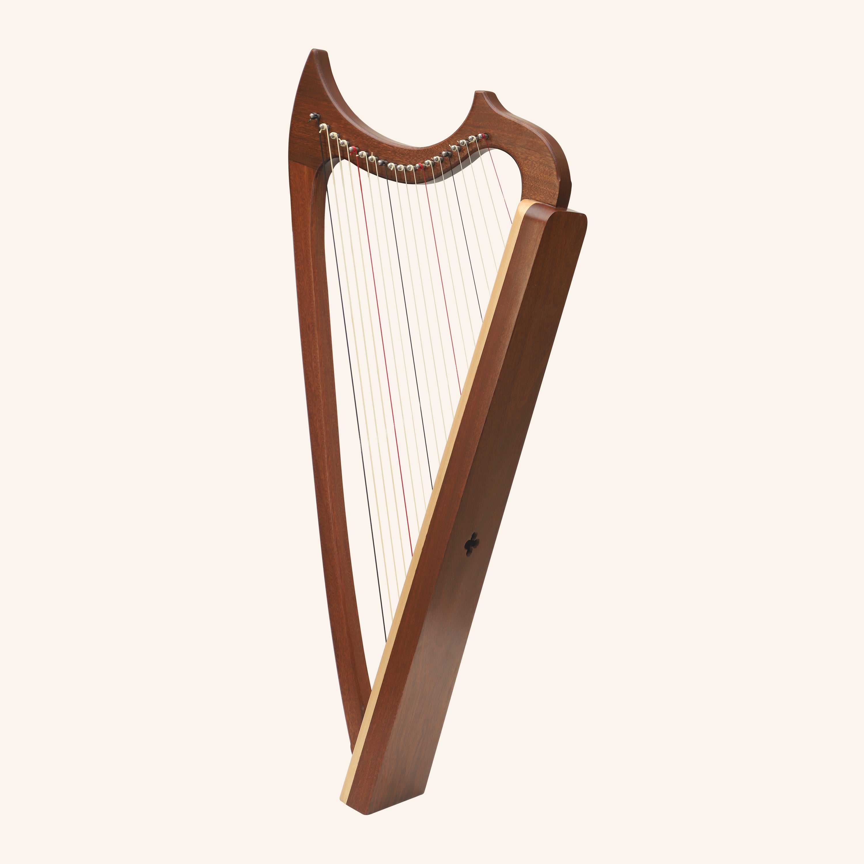 Muzikkon Gothic Harp 19 String Mahogany