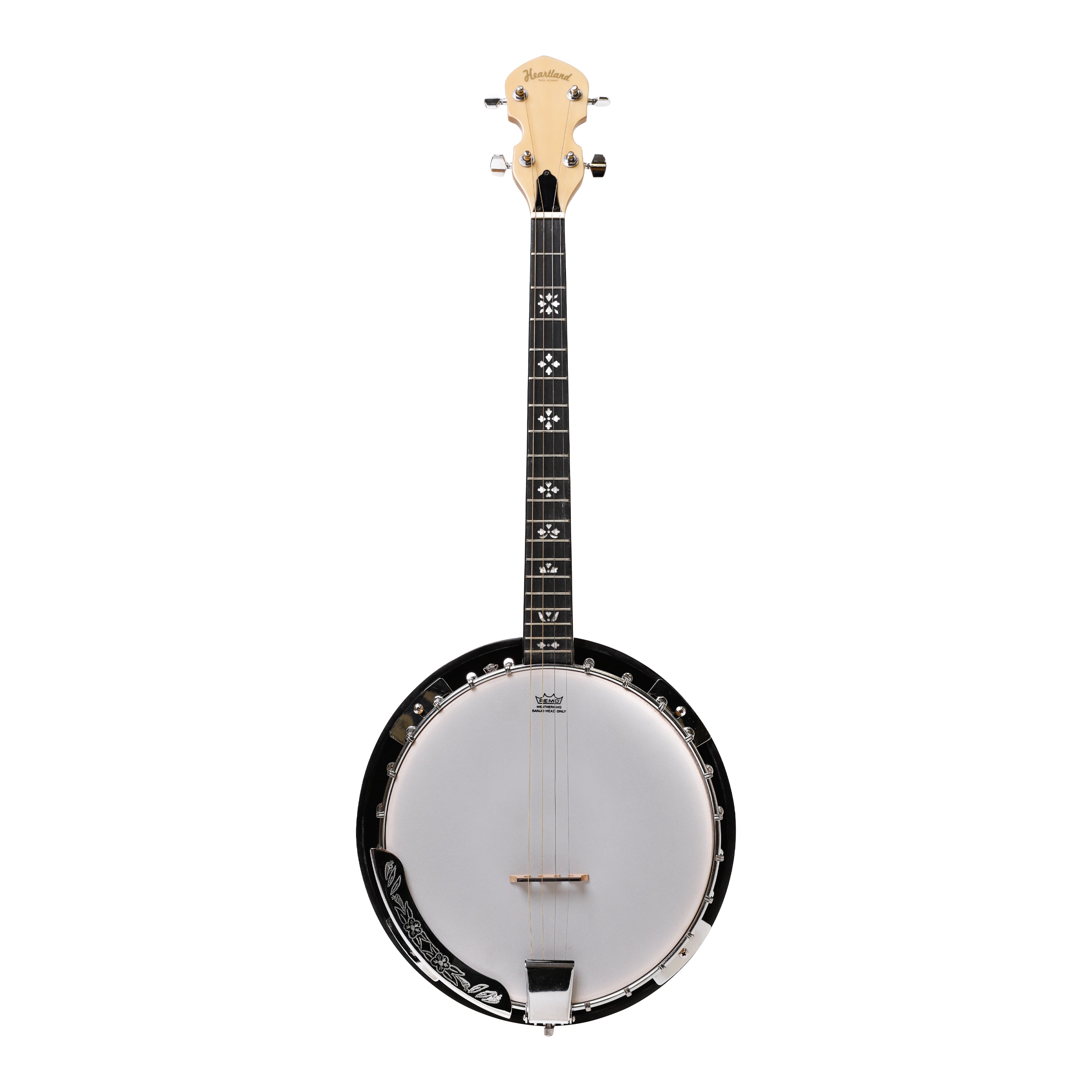 Heartland Deluxe Irish Tenor Banjo 19 Frets with 24 Bracket and Closed Solid Back Maple Finish