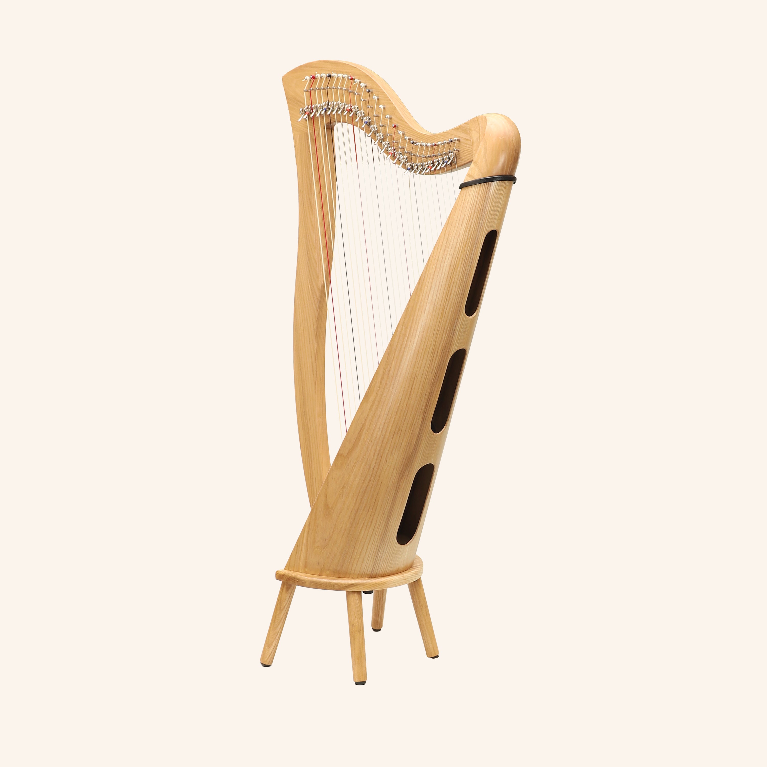 27 String McHugh Harp Round Back