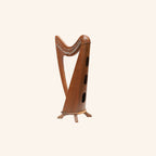 24 String Claddagh Harp Walnut
