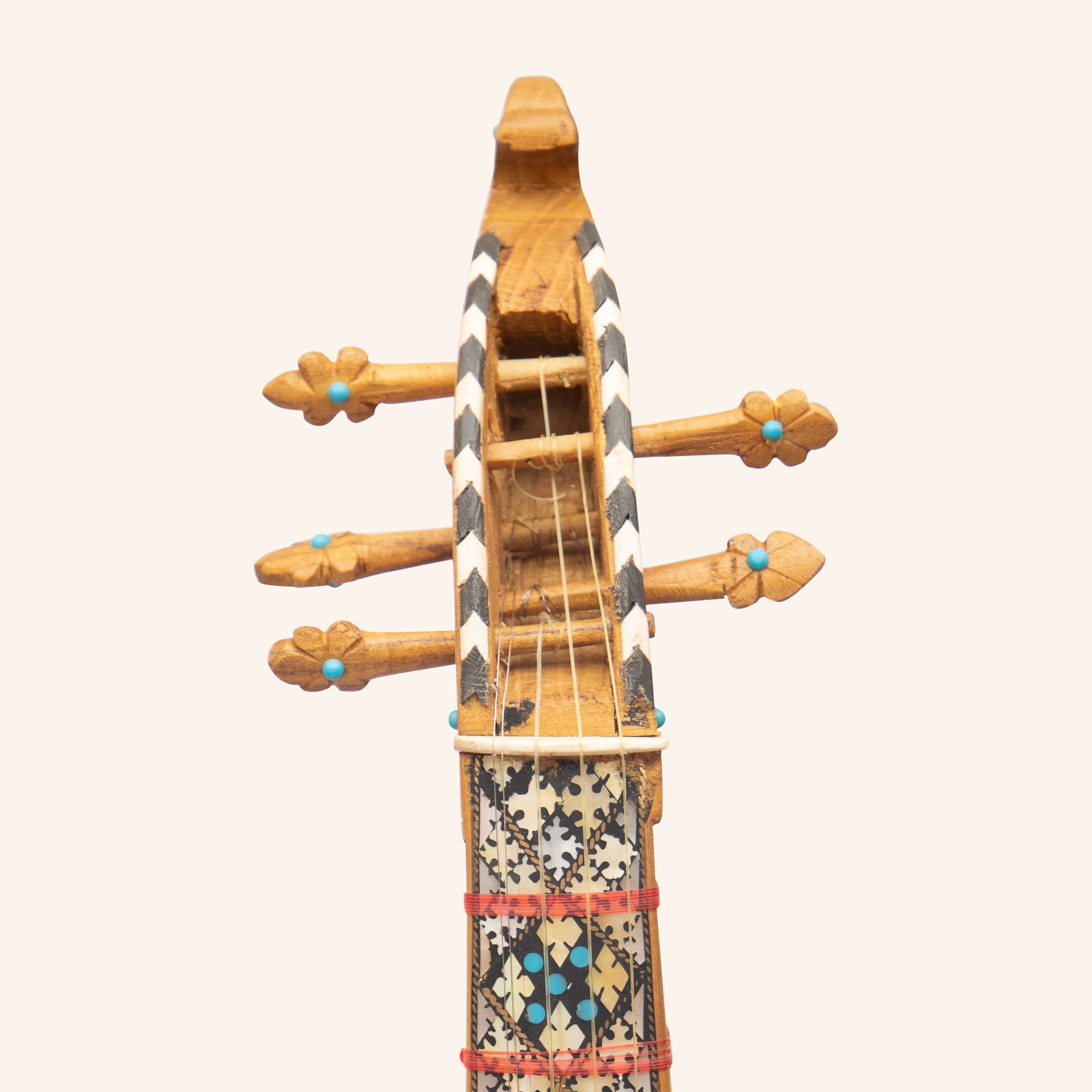 Muzikkon Afghani Rubab Half Sadafi Mulberry