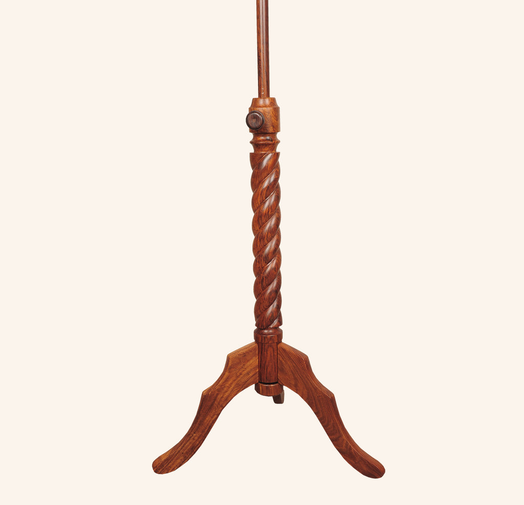 Muzikkon Single Tray Sprial Music Stand Rosewood