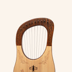 Muzikkon Lyre Harp, 10 String Engraved