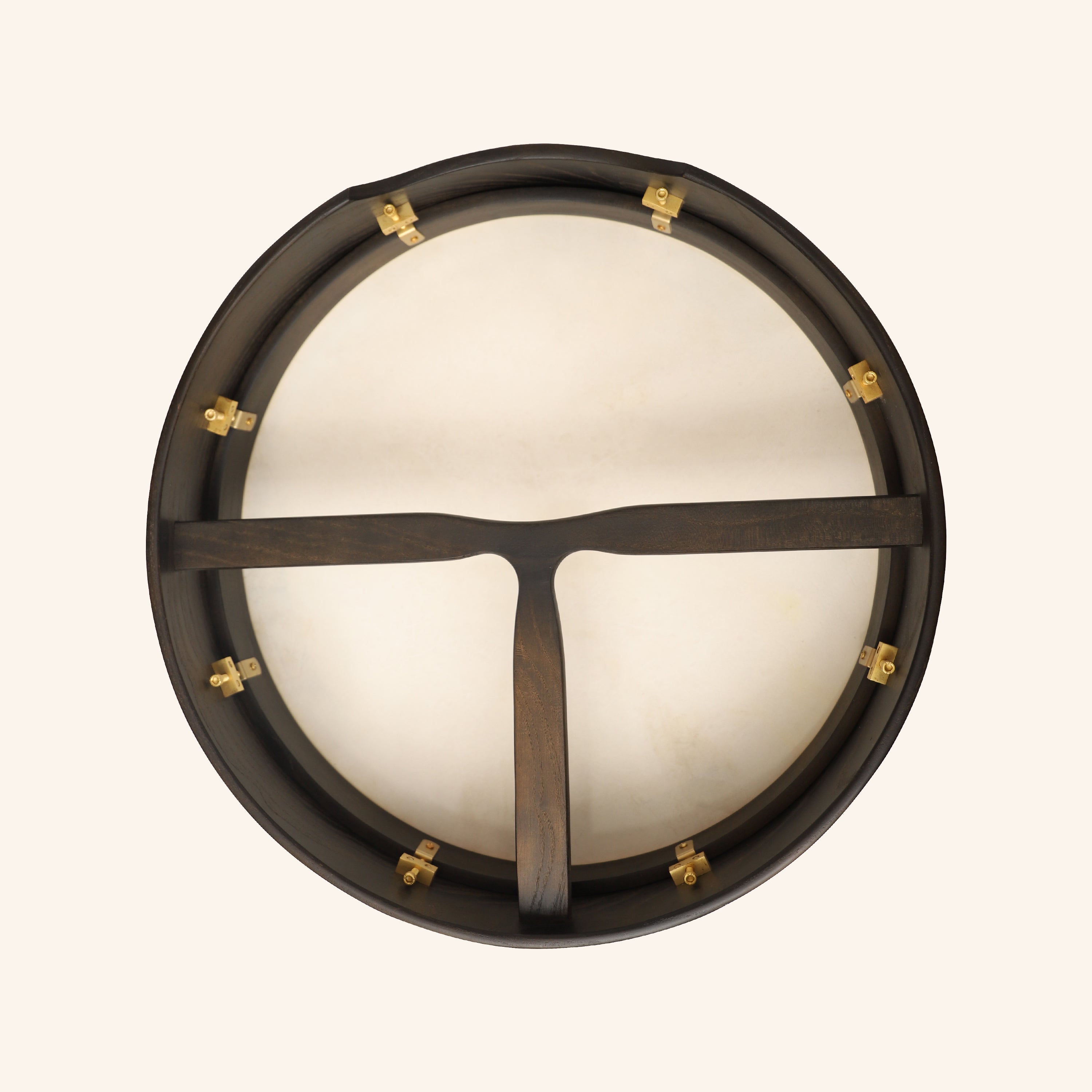Muzikkon 18"X4" Heartland Tunable Irish Bodhran Drum with T-Bar & Taped Finish Deep Tune
